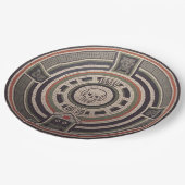 Mayan Mosaic Marvel Pappteller (Schrägansicht)