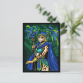 Mayan Priestess Postcard Postkarte (Stehend Vorderseite)