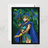 Mayan Priestess Postcard Postkarte (Vorne/Hinten)