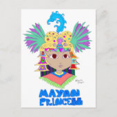 Mayan Princess Postkarte (Vorderseite)