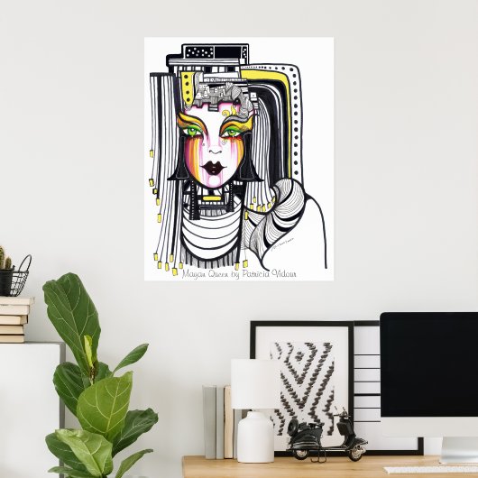 Mayan Queen Poster (Heimbüro)