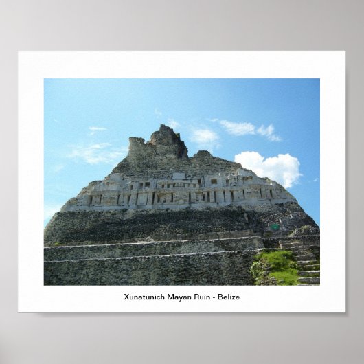 Mayan Ruin Xunatunich Poster (Vorne)