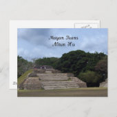 Mayan Ruins, Altun Ha Postkarte (Vorne/Hinten)