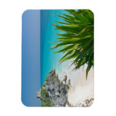 Mayan ruins am Strand von Tulum Magnet (Vertikal)