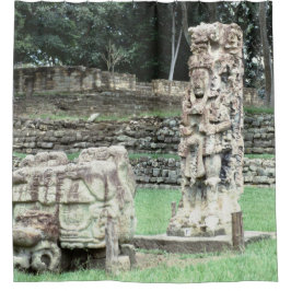 Mayan Ruins Copan Honduras Classy Badezimmer Duschvorhang