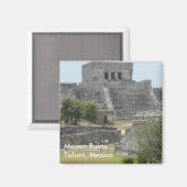 Mayan Ruins in Tulum, Mexiko Magnet (Vorderseite/Rückseite)