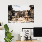 Mayan Ruins in Tulum, Mexiko Poster (Heimbüro)