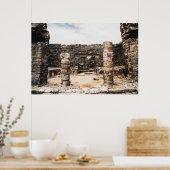 Mayan Ruins in Tulum, Mexiko Poster (Küche)