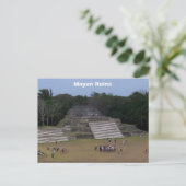 Mayan Ruins Postkarte (Stehend Vorderseite)
