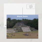 Mayan Ruins Postkarte (Vorne/Hinten)
