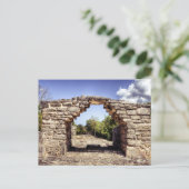 Mayan Ruins Postkarte (Stehend Vorderseite)