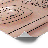 Mayan Scribe Poster (Ecke)