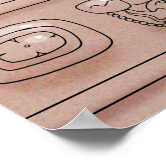 Mayan Scribe Poster (Ecke)