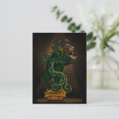 Mayan Serpent God Postkarte (Stehend Vorderseite)
