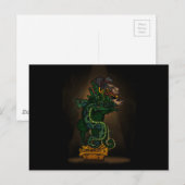 Mayan Serpent God Postkarte (Vorne/Hinten)