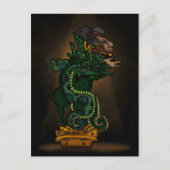 Mayan Serpent God Postkarte (Vorderseite)