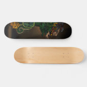 Mayan Serpent God Skateboard (Horizontal)