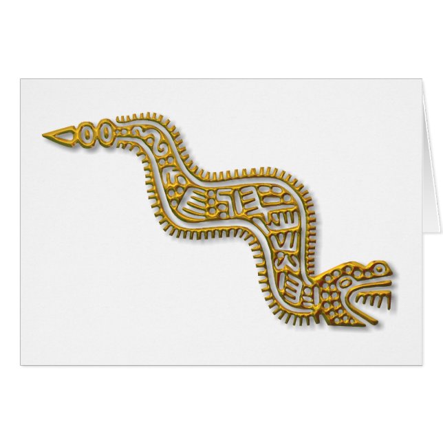 Mayan Serpent-gold (Vorderseite (Horizontal))