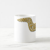 Mayan Serpent-gold Kaffeetasse (Mittel)