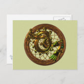 Mayan Snake Postkarte (Vorne/Hinten)