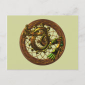 Mayan Snake Postkarte (Vorderseite)