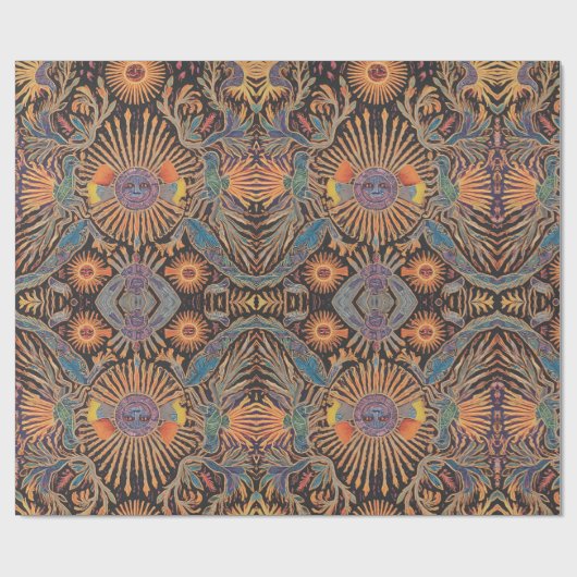 Mayan Solar Divinity Geschenkpapier (Flach)