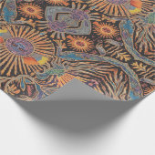 Mayan Solar Divinity Geschenkpapier (Ecke)