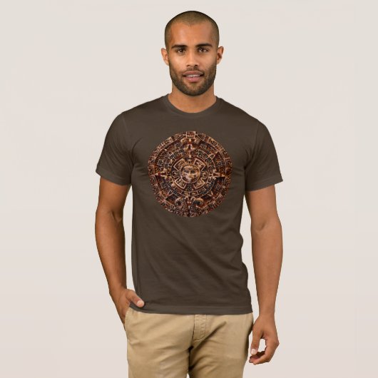 Mayan Sun Calendar T - Shirt (Vorne ganz)