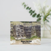 Mayan Sun God - Altun Ha, Belize Postkarte (Stehend Vorderseite)