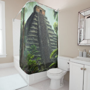 Mayan Temple Duschvorhang