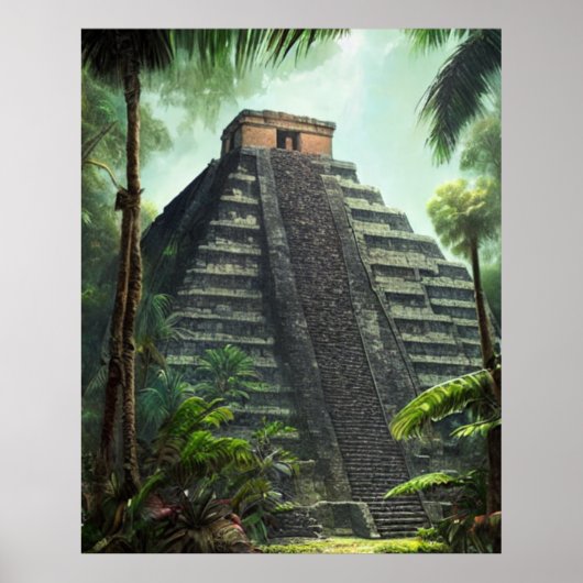 Mayan Temple Poster (Vorne)