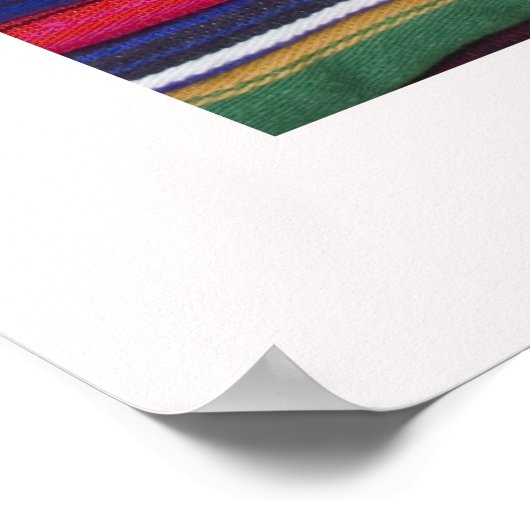 Mayan Textiles Pure Native American Poster (Ecke)