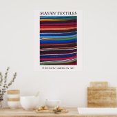 Mayan Textiles Pure Native American Poster (Küche)