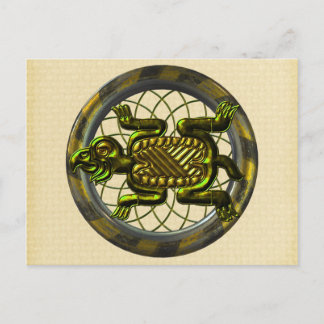 Mayan Turtle Postkarte