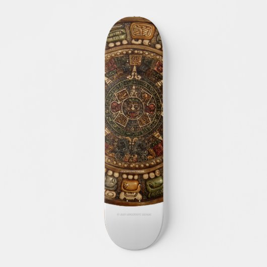Mayan und Aztec Kalender von Grassrootsdesigns4u! Skateboard (Vorne)