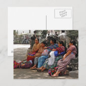 Mayan Vendors Postcard Postkarte (Vorne/Hinten)