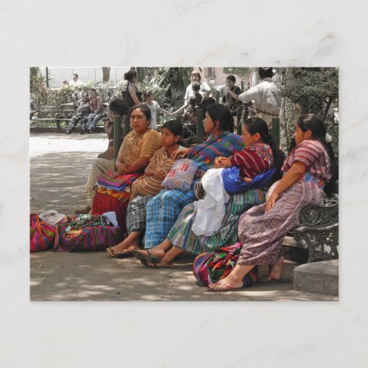 Mayan Vendors Postcard Postkarte (Vorderseite)