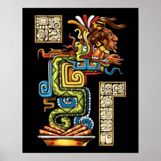 Mayan Vision Serpent Poster (Vorne)
