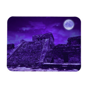 Mayanische Ruinen Tulum Mexiko Magnet