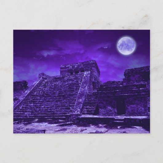 Mayanische Ruinen | Tulum Mexiko Postkarte (Vorderseite)