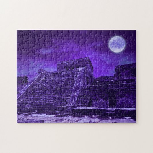 Mayanische Ruinen | Tulum Mexiko Puzzle (Horizontal)