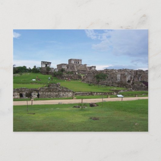 Mayanruine Postkarte (Vorderseite)