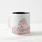 Mayaobservatorium, c.1050 zweifarbige tasse (Vorderseite Links)