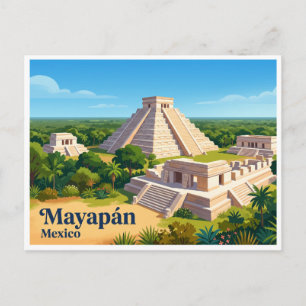 Mayapán Mérida Mexiko Postkarte