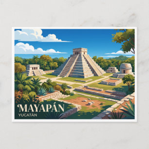 Mayapán Tecoh Mexiko Postkarte