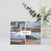 Mayaro Beach Collage (Multi-View) Postkarte (Stehend Vorderseite)