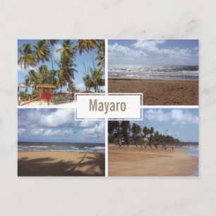Mayaro Beach Collage (Multi-View) Postkarte