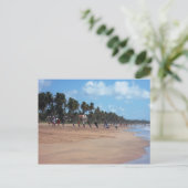 Mayaro Beach Frühmorgens Angeln Postkarte (Stehend Vorderseite)