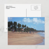 Mayaro Beach Frühmorgens Angeln Postkarte (Vorne/Hinten)
