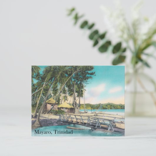 Mayaro, Trinidad Postkarte (Stehend Vorderseite)